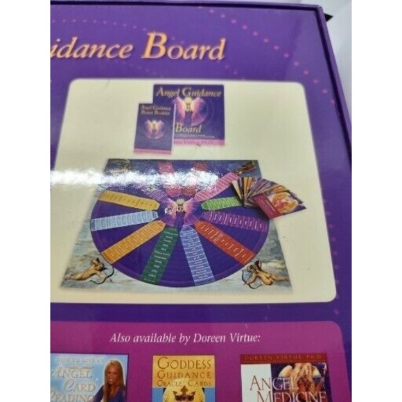 Angel Guidance Board by Doreen Virtue PhD Complete W/ Booklet Dice Board Tokens - Picture 7 of 10